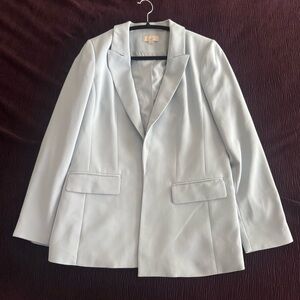 Loft Powder Blue Blazer